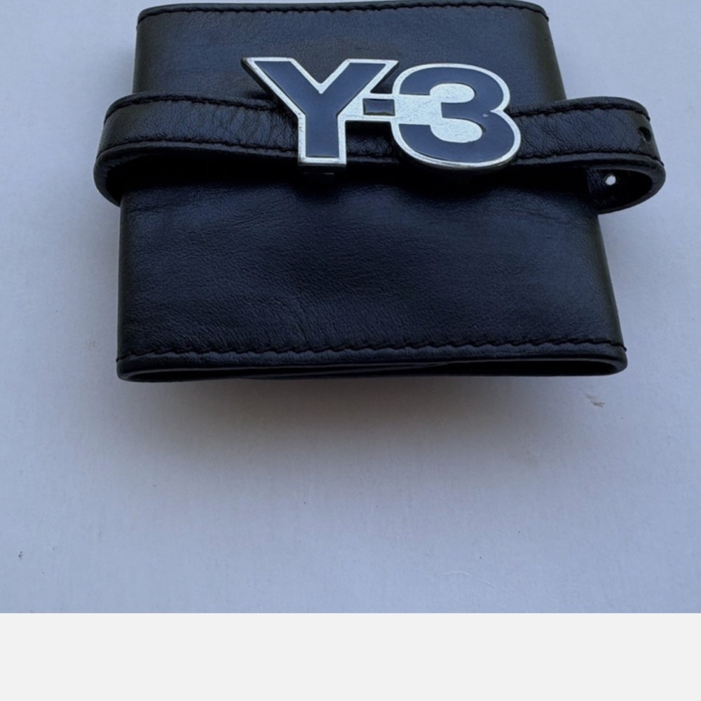Y-3 Black Key Card Holder with Minimalist Design